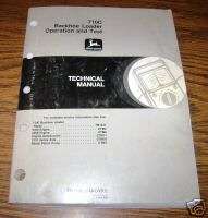 John Deere 710C Backhoe Loader O&T Technical Manual jd  