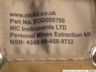   Extraction KIT,PMEK,EOD,Minen Suchausrüstung,british,Osprey,Desert