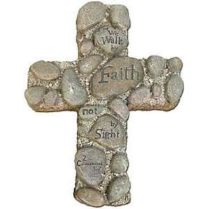  Walk By Faith Wall Cross
