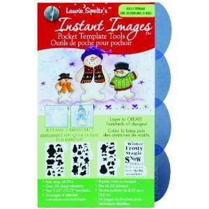   Template Tools, 3 Inches by 5 Inches, Build a Snowman Arts, Crafts