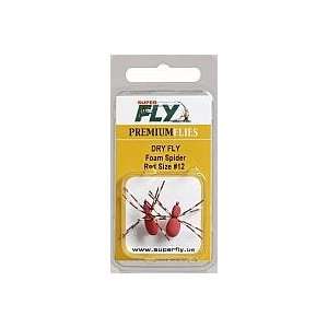  DRY FLY FOAM SPIDER RED #12