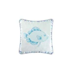  Turquoise Fish Pillow