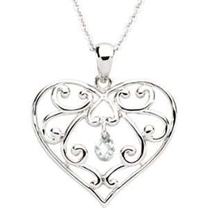  Inspirational Blessings Sterling Silver The Healing Heart 