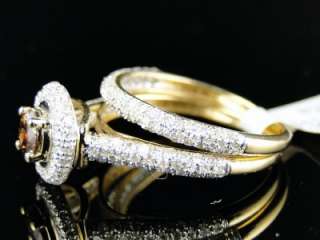 14K LADIES BRIDAL CHOCOLATE ENGAGEMENT DIAMOND RING 1.2  