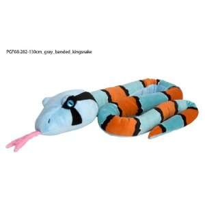  54 Gray Banded Kingsnake Plush Stuffed Animal Toy Toys & Games