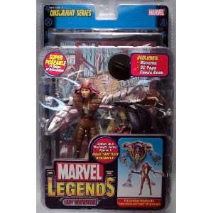    ML Marvel Legends Lady Deathstrike C7/8 Toy Biz Toys & Games