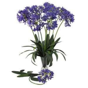Exclusive By Nearly Natural Purple 29 Inch African Lily Stem (Set of 