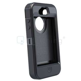 OtterBox Defender Black Case Cover+PRIVACY Filter Protector for iPhone 