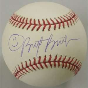  Brett Butler Autographed Baseball   Official Major League 