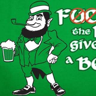 FCUK Kiss Beer ME Im irish st. patricks day T SHIRT  