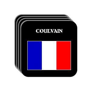  France   COULVAIN Set of 4 Mini Mousepad Coasters 