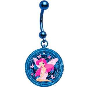  Butterfly Fairy Bubble Up Belly Ring Jewelry