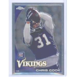 2010 Topps Chrome #C73 Chris Cook RC   Minnesota Vikings 