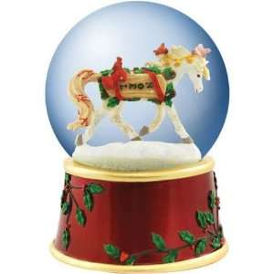   Arabian 100mm Resin Holiday Musical Water Globe Collectible Home