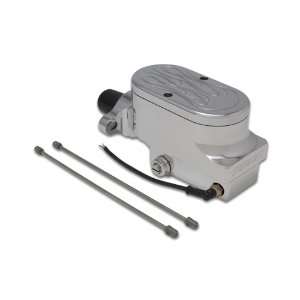   Dual Bowl GM Mount Master Cylinder with Flamed Cap and Short Reservoir