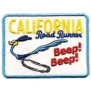 Road Runner ~ California ~ Beep Beep ~ Looney Tunes Embroidered Iron 