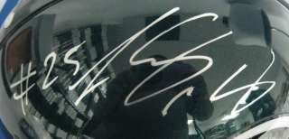 LeSean McCoy Eagles Autographed/Signed Full Size Green Proline Helmet 