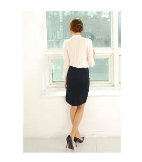 A180050 / Basic H Line Skirt, Chic, Career Woman, Ladies, Korea 