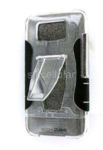 new oem body glove htc hd2 hard case cover clear shell blk