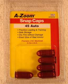 Zoom Snap Caps for 45 ACP azoom #15115  