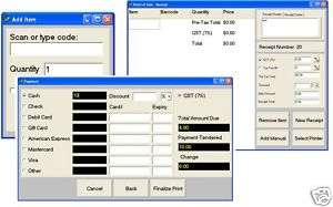   Point of Sale Inventory Tracking software with Receipt Printer Support