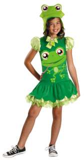 Child Medium Girls Littlest Pet Shop Frog Costume   Lit  