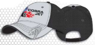 Ford Mustang Cobra Jet Mesh Hat Cap Gray/Black NWT  