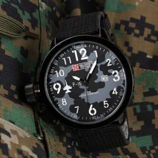 New Wrist Mens Army Military Royale Date Sprot Analog Quartz Watch 