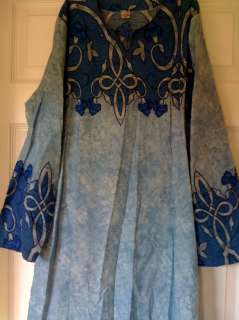   being in storage over all a very beautiful caftan at a great price