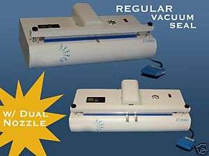 20 Nozzle Vacuum Sealer with Gas Purge Seal Vacuum Bag  