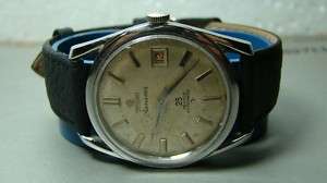 VINTAGE TITONI AIRMASTER DATE 25 JEWELS ROTOMATIC AUTO WATCH OLD USED 