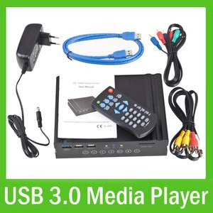   1080P 3.5 SATA HDD Hard Drive Multi Media Player MKV Hdmi VGA  