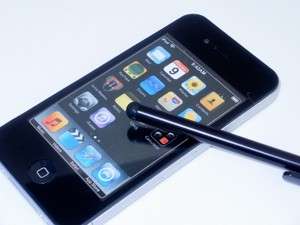 Rubber Tip Stylus Pen for iPads & iPhones  Black. U.S. Seller & Fast 