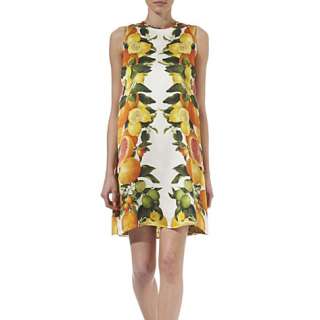 STELLA MCCARTNEY Citrus print silk dress