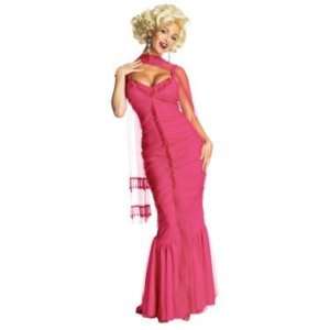 Marilyn Monroe Long Pink Costume Dress  