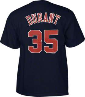 Kevin Durant Big & Tall Oklahoma City Thunder Navy Name and Number T 