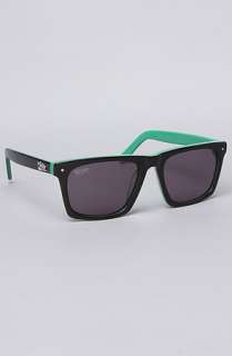 9Five Eyewear The Watson ProModel Sunglasses in Black Green 