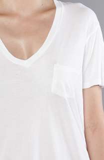 Alternative Apparel The DeepV Pocket Tee in White  Karmaloop 