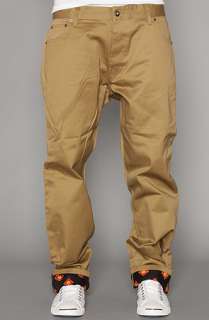 Advocate The Twill Pants in Khaki  Karmaloop   Global Concrete 