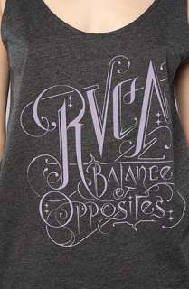 RVCA The Sign Painting Tank in Black  Karmaloop   Global Concrete 