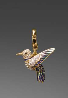 JUICY COUTURE Hummingbird Charm in Gold  