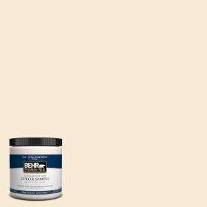 BEHR Premium Plus 8 oz. Honeysuckle White Interior/Exterior Paint 