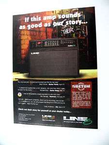 Line 6 AxSys 212 Amp Amplifier 1997 print Ad  