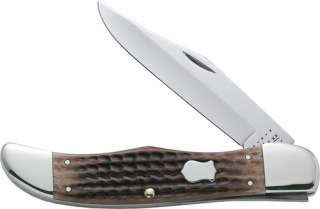 CASE Knives Large Folding Hunter 5 1/4 Closed 6165SS Jigged Caramel 