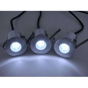 LED Einbaustrahler 3er Set IP44 6 LEDs pro Strahler 10108  