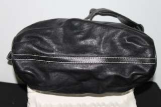 MARC JACOBS Black Leather Shoulder Bag Purse  