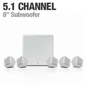 Boston Acoustics SoundWare XS Home Theater System   5.1 Channels, .5 