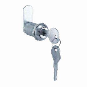 Prime Line 1 1/8 in. Chrome Drawer and Cabinet Keyed Cam Lock U 9945 
