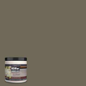 BEHR Ultra 8 oz. Sandwashed Driftwood Interior/Exterior Paint Tester 