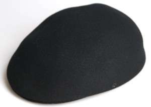 New BAILEY Black Newsboy Cabbie Hat Cap M Medium NWT  